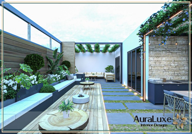 تراس سكنى لتوفير مساحات مثالية