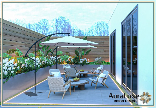 تصاميم تراس مبتكرة لإطلالة جذابة