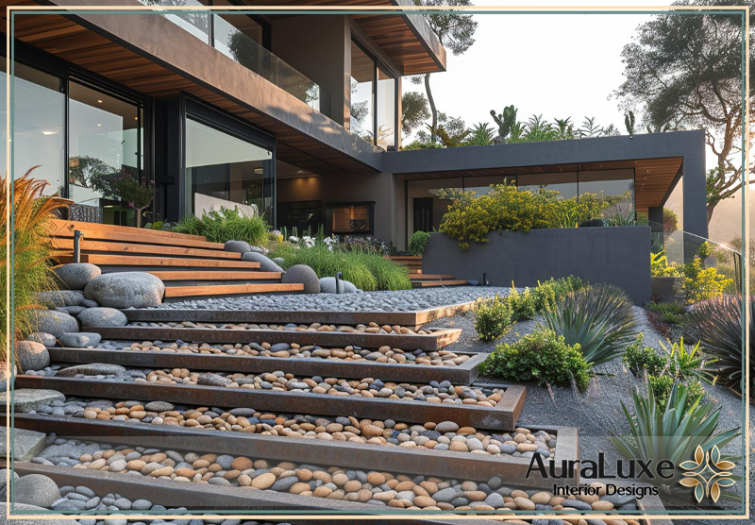 الأبعاد الهندسية و المناطق المائية في تصميم الحدائق العصرية بجدة