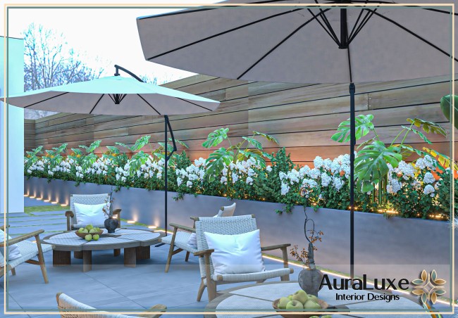 تصاميم تراس مبتكرة لإطلالة جذابة