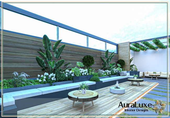 تراس سكنى لتوفير مساحات مثالية