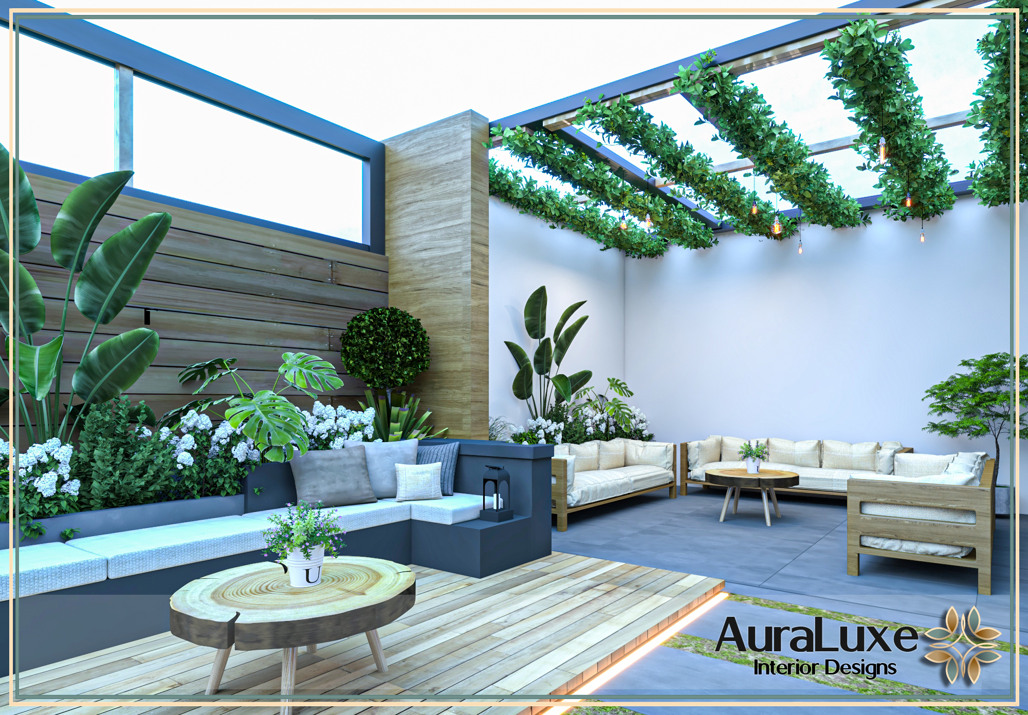 تراس سكنى لتوفير مساحات مثالية