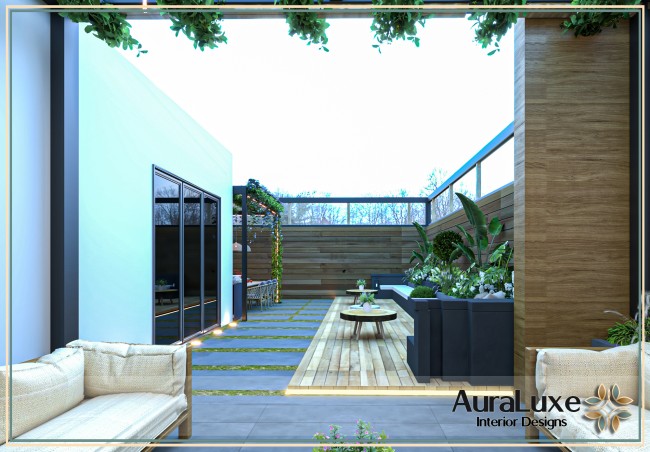 تراس سكنى لتوفير مساحات مثالية