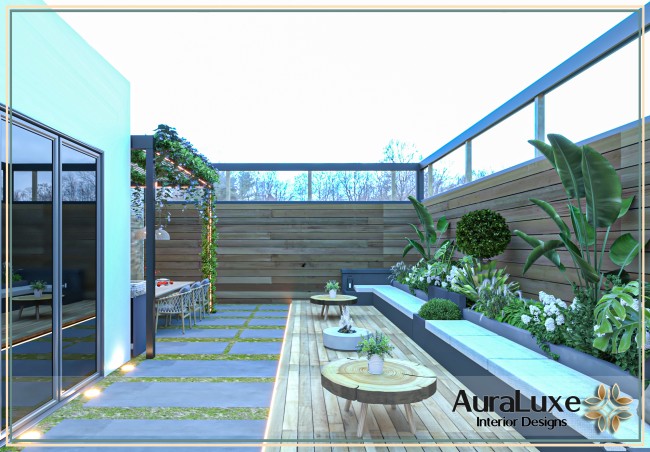 تراس سكنى لتوفير مساحات مثالية