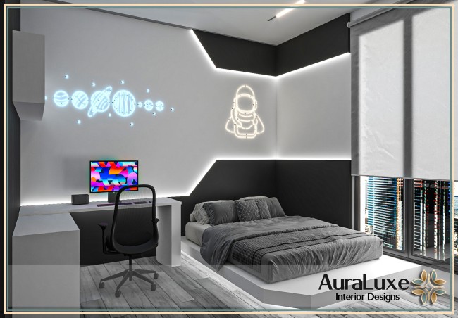 غرفة نوم شبابي: تصميم عصري يناسب الأذواق الحديثة