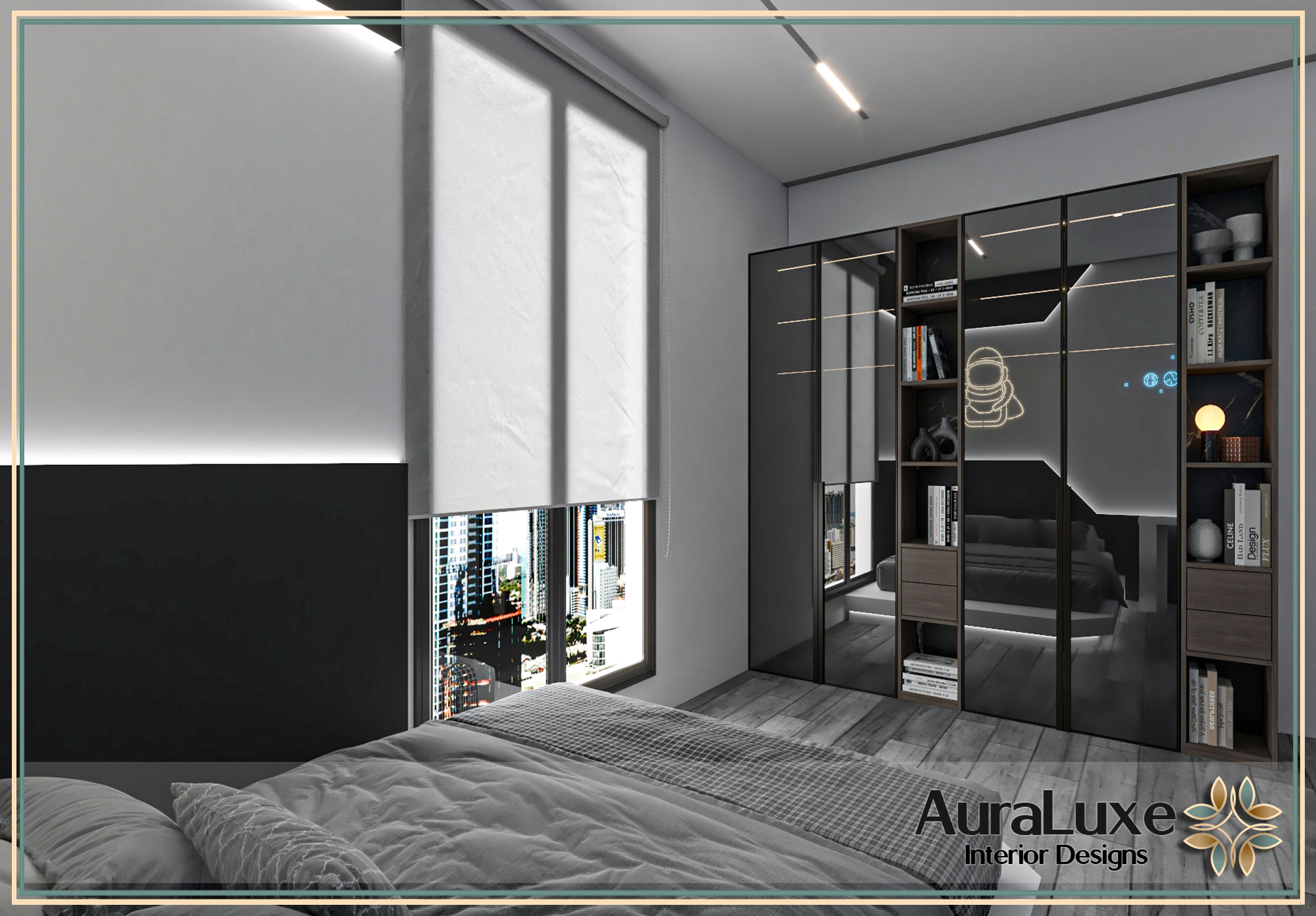 غرفة نوم شبابي: تصميم عصري يناسب الأذواق الحديثة