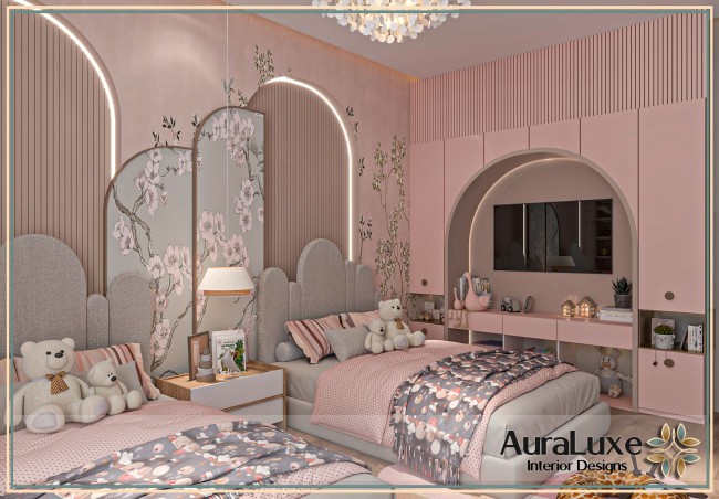 تصميم داخلي يعكس تناغم الألوان