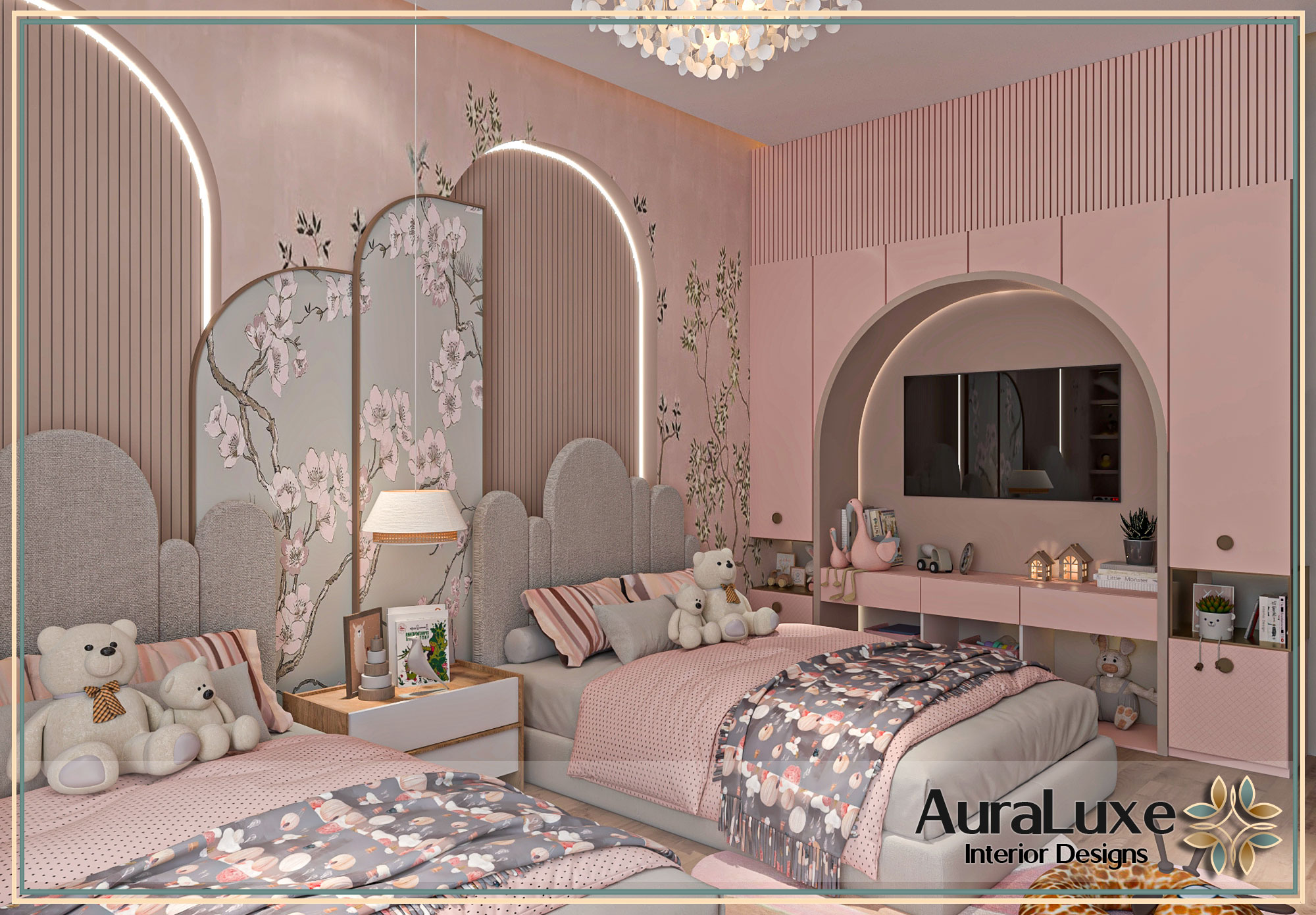 تصميم داخلي يعكس تناغم الألوان