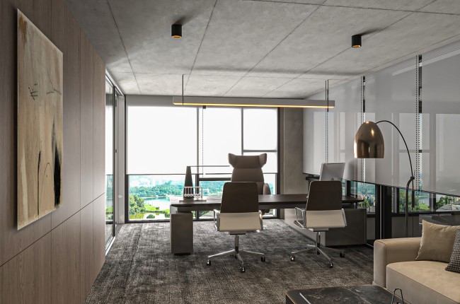 تصميم داخلي للمكتب الرئيسي