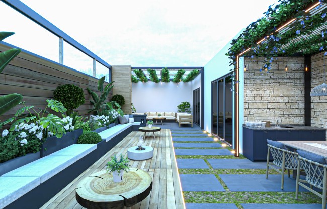 خلق مساحات خارجية رائعة وجميلة