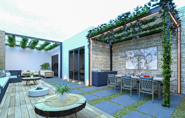 خلق مساحات خارجية رائعة وجميلة