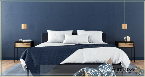 غرف نوم خشب تفصيل بجدة 0592424718 شركة أورا غرفة نوم فاخرة بدرجات الرمادي وإضاءة ذكية، لإطلالة عصرية غاية في الفخامة